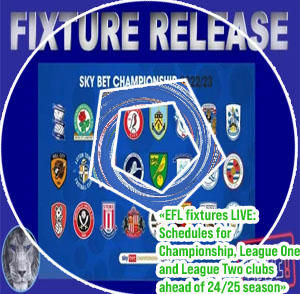 Championship fixtures